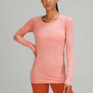 Lululemon Swiftly Tech Long Sleeve 2.0 Pink Savannah Link Mist